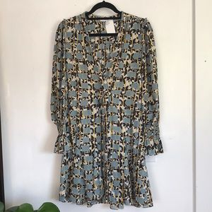 REISS Floral Print Dress